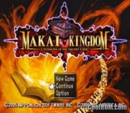 Makai Kingdom Chronicles Of The Sacred Tome Europe Rom Iso Sony